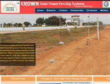 Tablet Screenshot of crownsolar.com